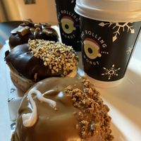 Lotus biscoff donut  at The Rolling Donut - Bachelors Walk in Dublin