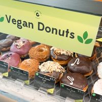 Vegan donuts at The Rolling Donut - Bachelors Walk in Dublin