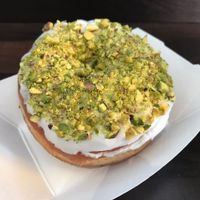Pistachio donut at The Rolling Donut - Bachelors Walk in Dublin