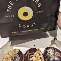 Fererro Roche, peanut butter and blueberry at The Rolling Donut - Bachelors Walk in Dublin