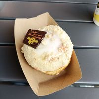 Apple crumble doughnut at The Rolling Donut - Bachelors Walk in Dublin