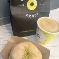 Vanilla and pistachio   at The Rolling Donut - Bachelors Walk in Dublin