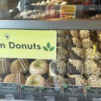 Some of the vegan selection  at The Rolling Donut - Bachelors Walk in Dublin
