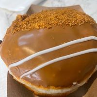 Biscoff style vegan donut at The Rolling Donut - Bachelors Walk in Dublin