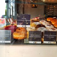 6 vegan options on the day I visited.  at The Rolling Donut - Bachelors Walk in Dublin