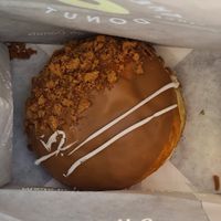 Caramalized biscuit donut at The Rolling Donut - Bachelors Walk in Dublin