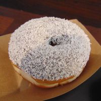 Vegan chocolate and coconut at The Rolling Donut - Bachelors Walk in Dublin