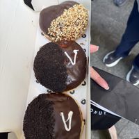 Cookies and cream, ferrero rocher  at The Rolling Donut - Bachelors Walk in Dublin