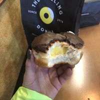 Chocolate donut  at The Rolling Donut - Bachelors Walk in Dublin