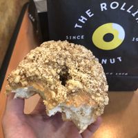 Walnut/caramel donut  at The Rolling Donut - Bachelors Walk in Dublin