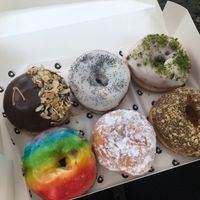 The pride donut was my fave at The Rolling Donut - Bachelors Walk in Dublin