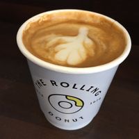 Cappuccino  at The Rolling Donut - Bachelors Walk in Dublin