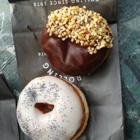 Lemon poppy seed and ferrero rocher at The Rolling Donut - Bachelors Walk in Dublin