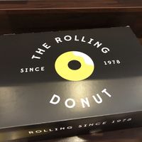 Donut box at The Rolling Donut - Bachelors Walk in Dublin