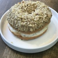 Coffee and walnut donut at The Rolling Donut - Bachelors Walk in Dublin