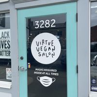 Door  at Virtue Salon in Columbus