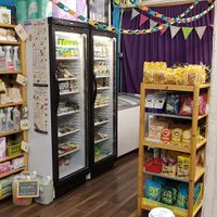 Inside at Brontosaurus Vegan Lifestyle Store in Swansea
