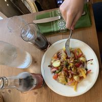 Potato salad at La Vege Table in Reims