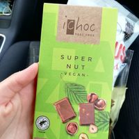 vegan chocolate with nuts :) at World Vegan in Prague