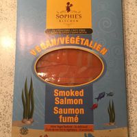 Amazing vegan salmon  at World Vegan in Prague