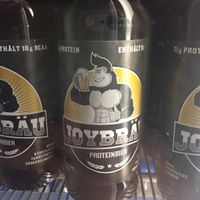 Protein beer  at World Vegan in Prague