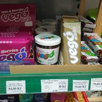 This brand is ridiculously good! at World Vegan in Prague