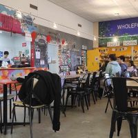 Cafe and restaurant area at Wholefoods in Clayton
