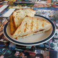 Hummus toastie at Wholefoods in Clayton