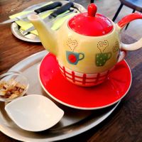 Sweet dates tea at Cafe Panini in Schondorf