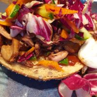 Jackfruit Burger at Fischer Ammersee in Stegen Am Ammersee