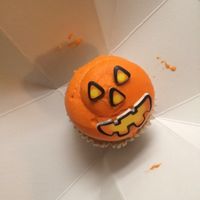 Pumpkin spice cupcake! at Two Birds Baking Company in Fullerton