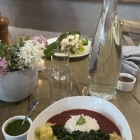 Cashew cream curry  at Divya's Kitchen in New York City