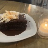 Chocolate coconut cake  at Divya's Kitchen in New York City