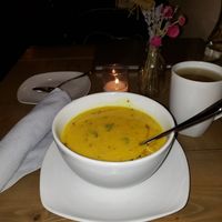 Mang soup at Divya's Kitchen in New York City