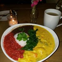 Main dish at Divya's Kitchen in New York City