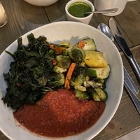 custom bowl at Divya's Kitchen in New York City