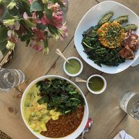 Cashew Curry and Carrot Risotto  at Divya's Kitchen in New York City