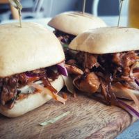 BBQ jackfruit slices at Abracadabra Cafe & Bar in Rotorua