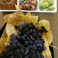 black bean vegan nachos at Abracadabra Cafe & Bar in Rotorua