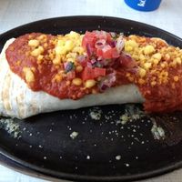 Vegan baked burrito (brunch menu) at Abracadabra Cafe & Bar in Rotorua