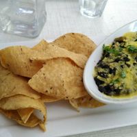 Beans with vegan cheese and nachos at Abracadabra Cafe & Bar in Rotorua