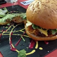 Burger at Sanissimo - Principe Pio in Madrid