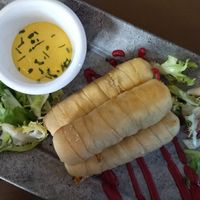 Cheese sticks at Sanissimo - Principe Pio in Madrid