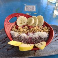 Açaí bowl at Sanissimo - Principe Pio in Madrid