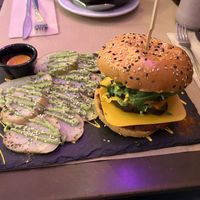 Red Dragon Burger  at Sanissimo - Principe Pio in Madrid