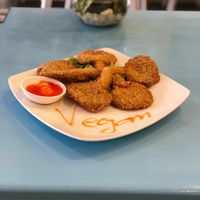 Fried mushroom at Vegan Family Restaurant in Ho Chi Minh City