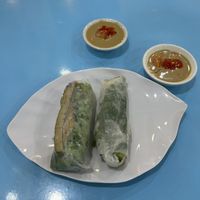 Spring rolls  at Vegan Family Restaurant in Ho Chi Minh City