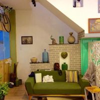 yes the relaxing sofar, where i usually come to sit at Vegan Family Restaurant in Ho Chi Minh City