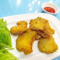 Fried mushrooms at Vegan Family Restaurant in Ho Chi Minh City