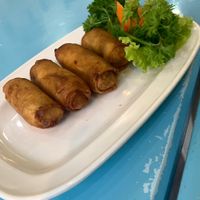 Spring rolls  at Vegan Family Restaurant in Ho Chi Minh City